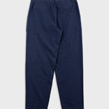 Folk | Folk Assembly Suit Trouser - Soft Navy Mini Stripe