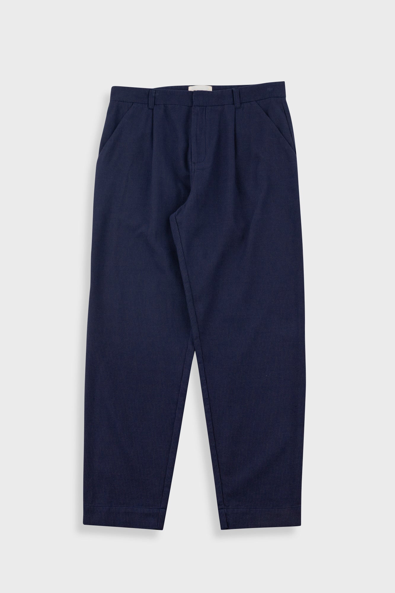 Folk | Folk Assembly Suit Trousers - Navy Bronze Brushed Stripe