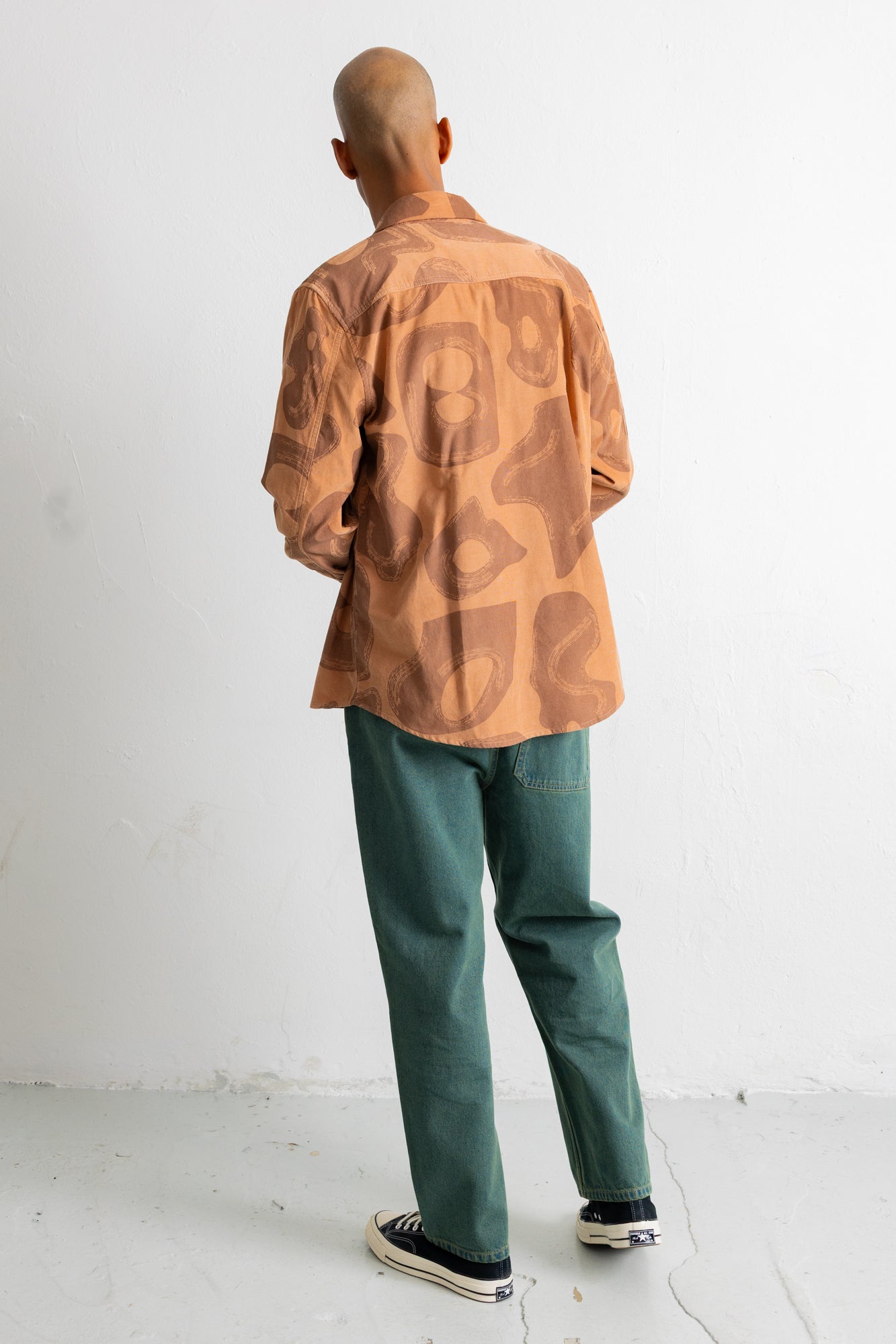 Folk | Folk Direction Babycord Shirt - Clay Cast Print