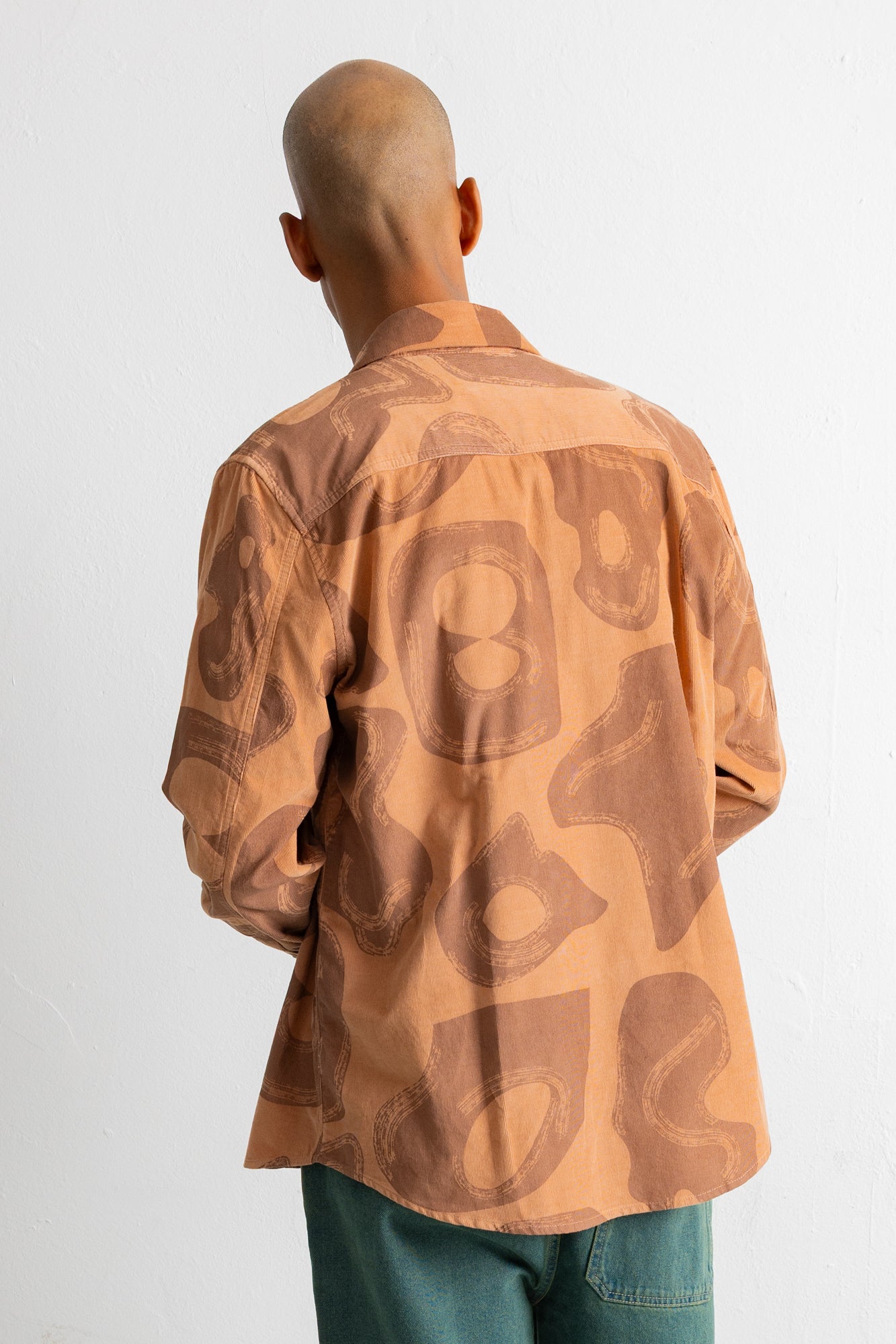 Folk | Folk Direction Babycord Shirt - Clay Cast Print
