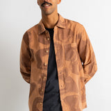 Folk | Folk Direction Babycord Shirt - Clay Cast Print