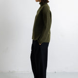 Baggy Trousers - Black Wool Mix