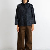 Baggy Trousers - Brown Denim