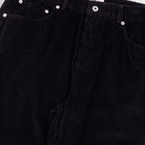 Barrel Leg Jean - Black Chunky Cord