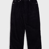 Barrel Leg Jean - Black Chunky Cord