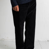 Barrel Leg Jean - Black Chunky Cord