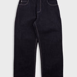 Barrel Leg Jean - Black Denim
