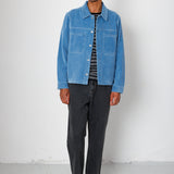 Folk | Folk Barrel Leg Jean - Graphite Denim