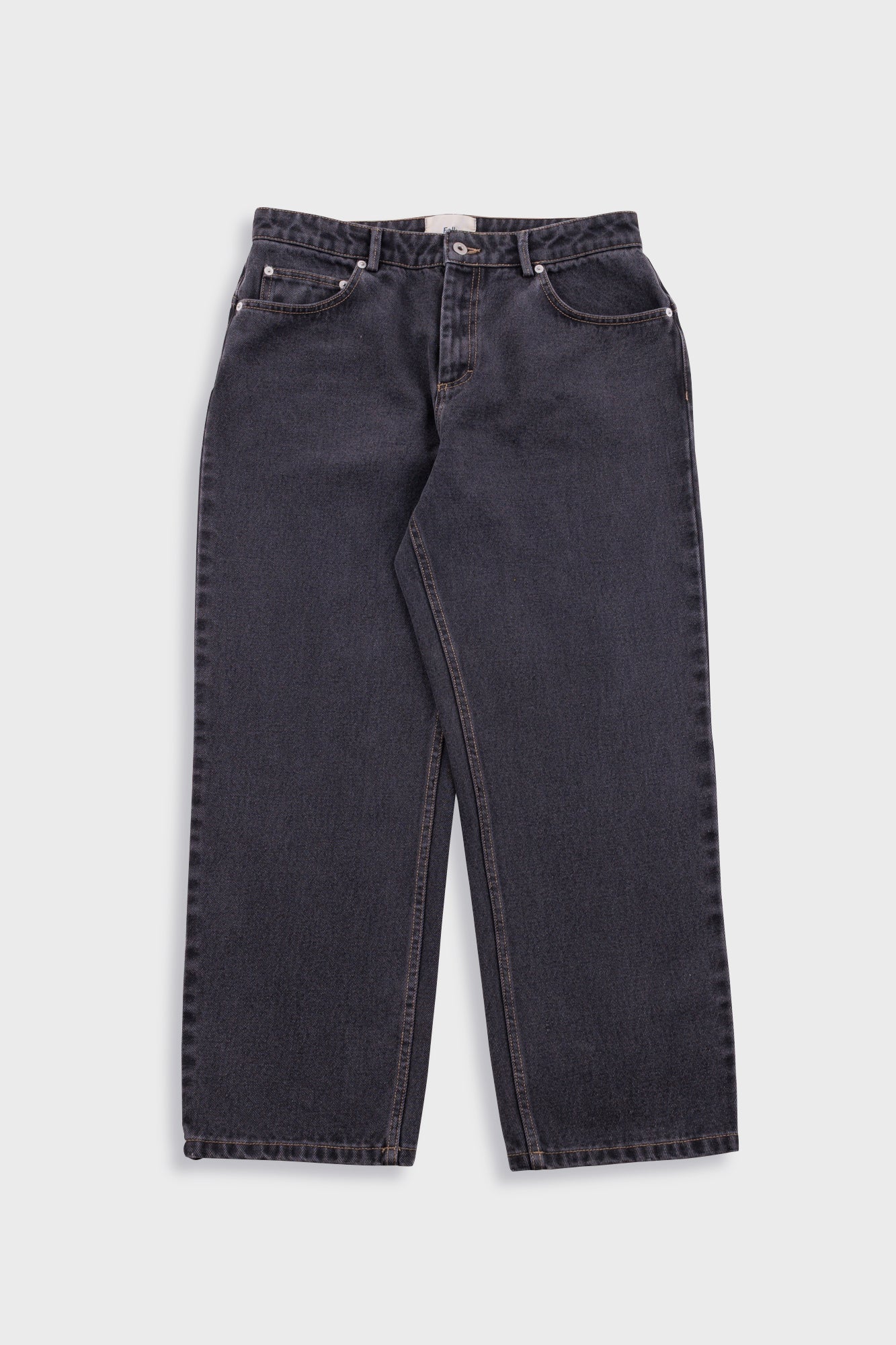 Folk | Folk Barrel Leg Jean - Graphite Denim