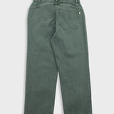 Folk | Folk Barrel Leg Jean - Soft Green Canvas
