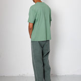 Folk | Folk Barrel Leg Jean - Soft Green Canvas