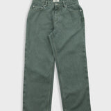 Folk | Folk Barrel Leg Jean - Soft Green Canvas