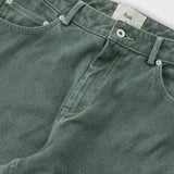 Folk | Folk Barrel Leg Jean - Soft Green Canvas