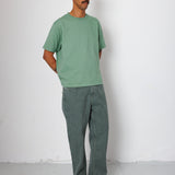 Folk | Folk Barrel Leg Jean - Soft Green Canvas