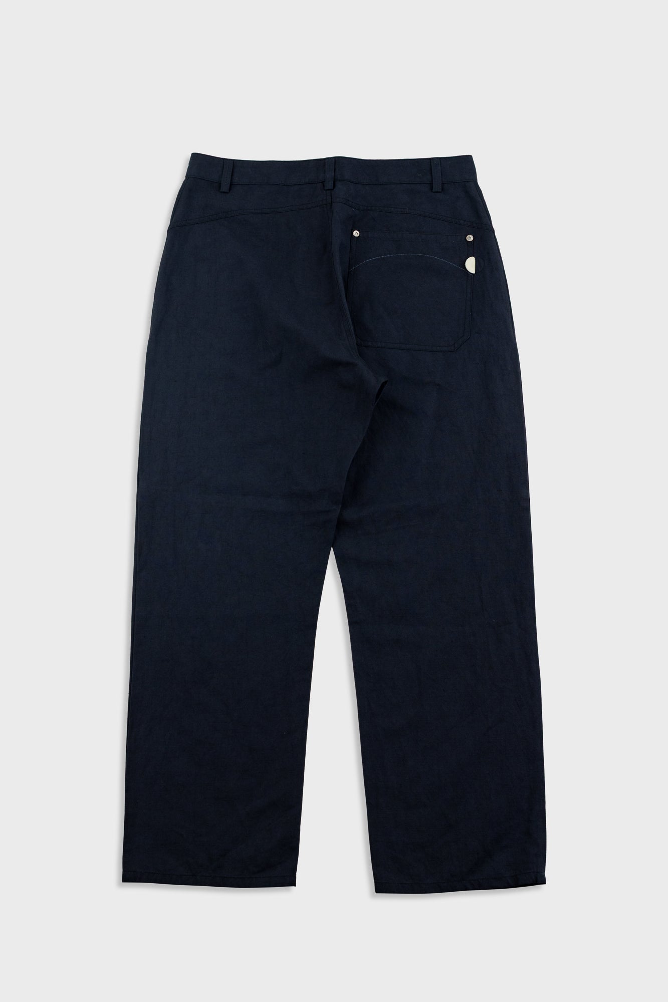 black pants on a white background
