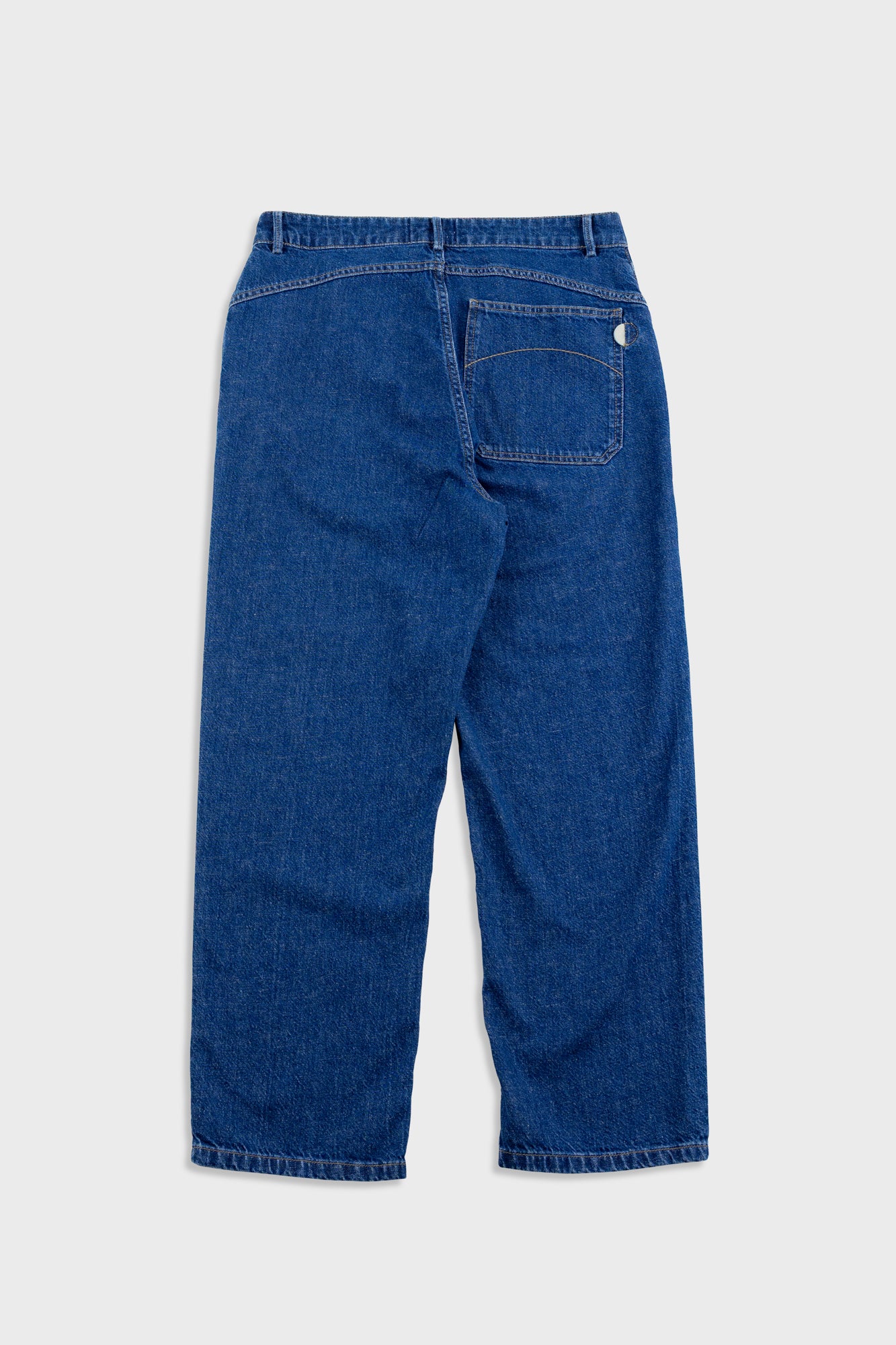 Folk | Folk Barrel Leg Jean - Mid Slub Denim