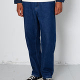 Folk | Folk Barrel Leg Jean - Mid Slub Denim