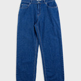 Folk | Folk Barrel Leg Jean - Mid Slub Denim