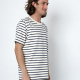 Folk | Folk Brett T-Shirt - Ecru / Navy