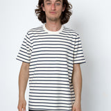 Folk | Folk Brett T-Shirt - Ecru / Navy