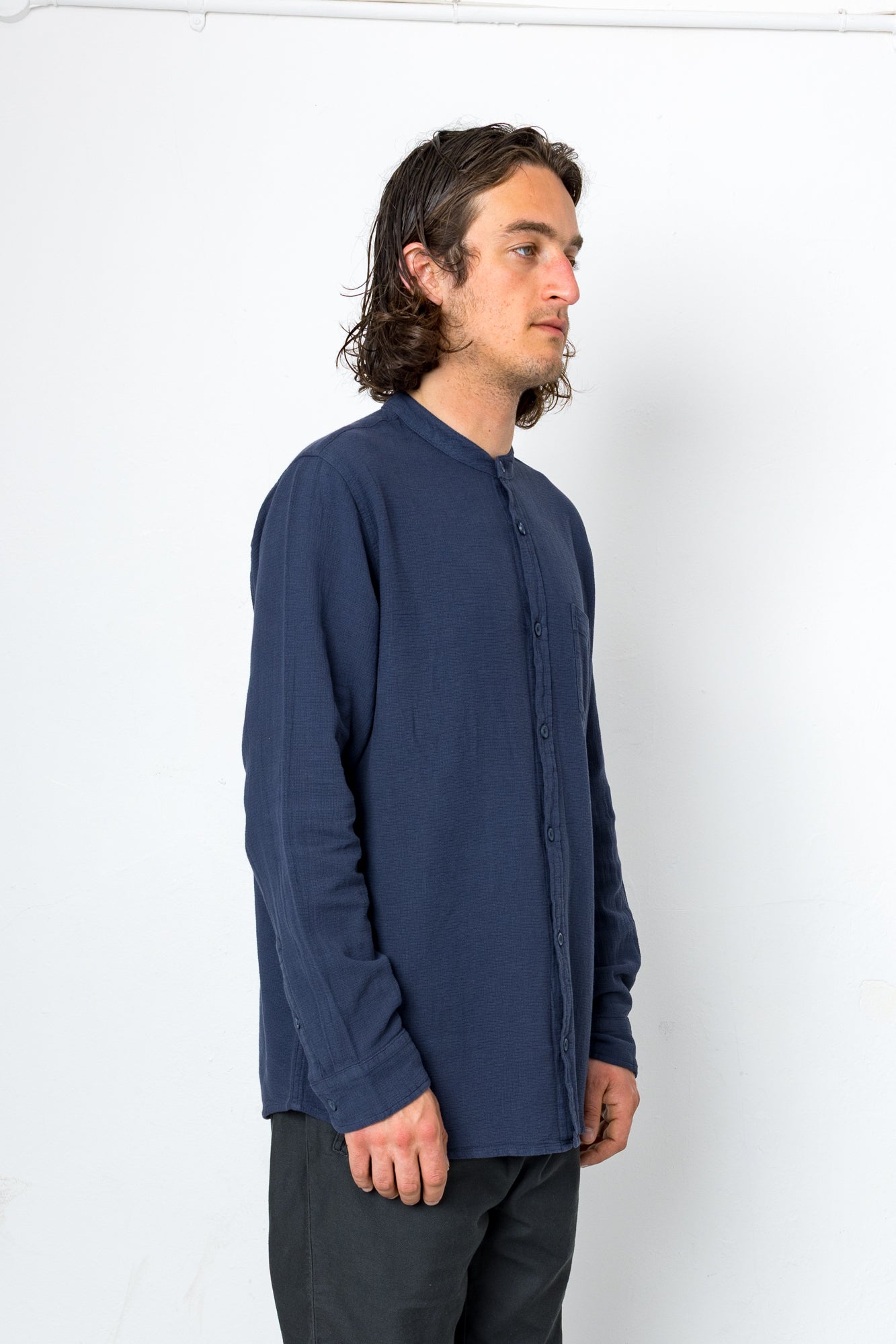 2026 Summer Archive | Folk Bright Shirt - Navy