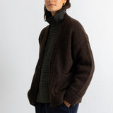 Folk | Folk Relaxed Cardigan - Espresso