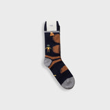 Grobe Wollsocken für Damen und Herren – Marineblau