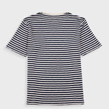 Classic Stripe T-Shirt - Ecru / Navy