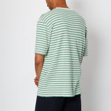 Folk | Folk Classic Striped T-Shirt - Soft Green Ecru