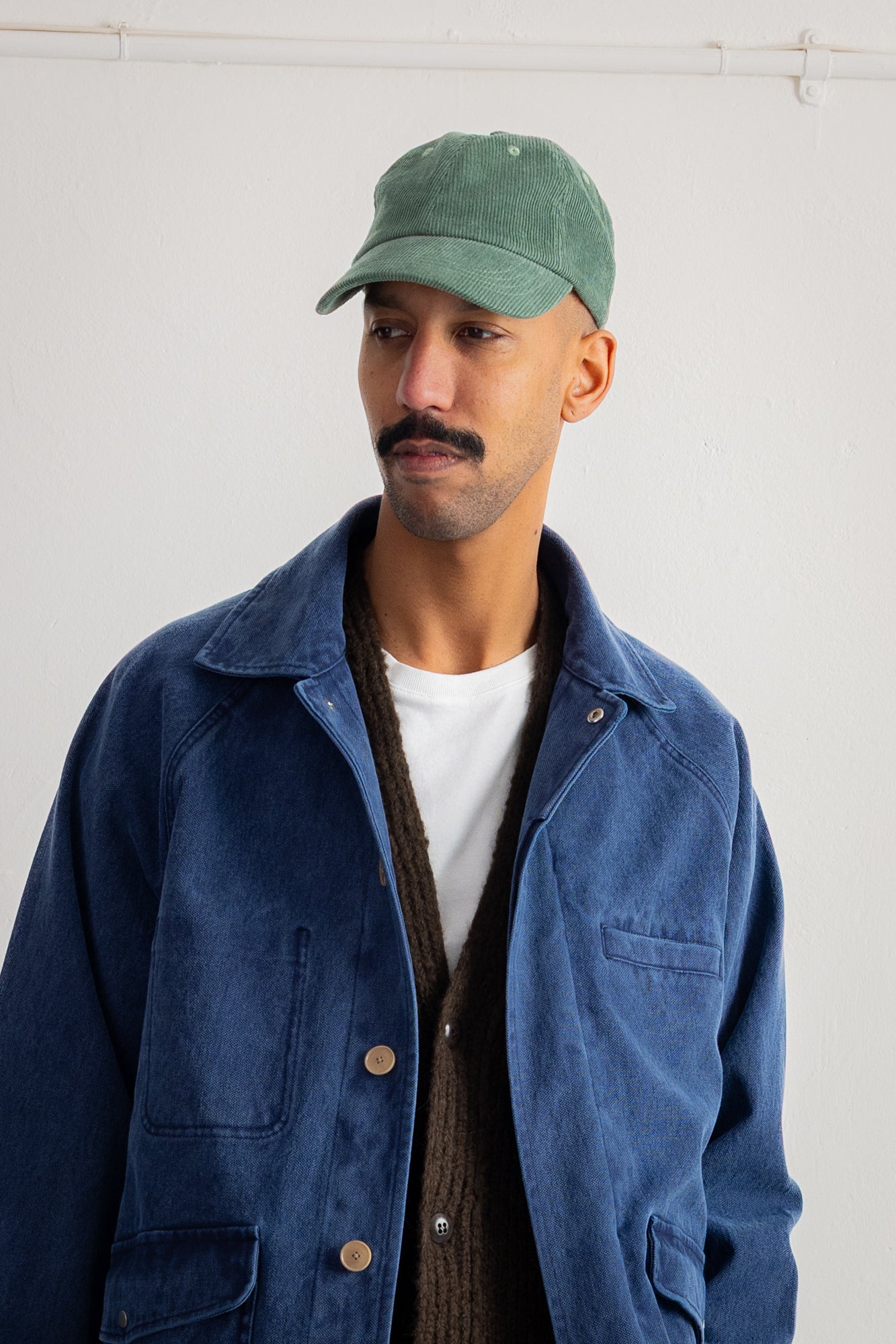 Folk | Folk Corduroy Cap - Green Oxide
