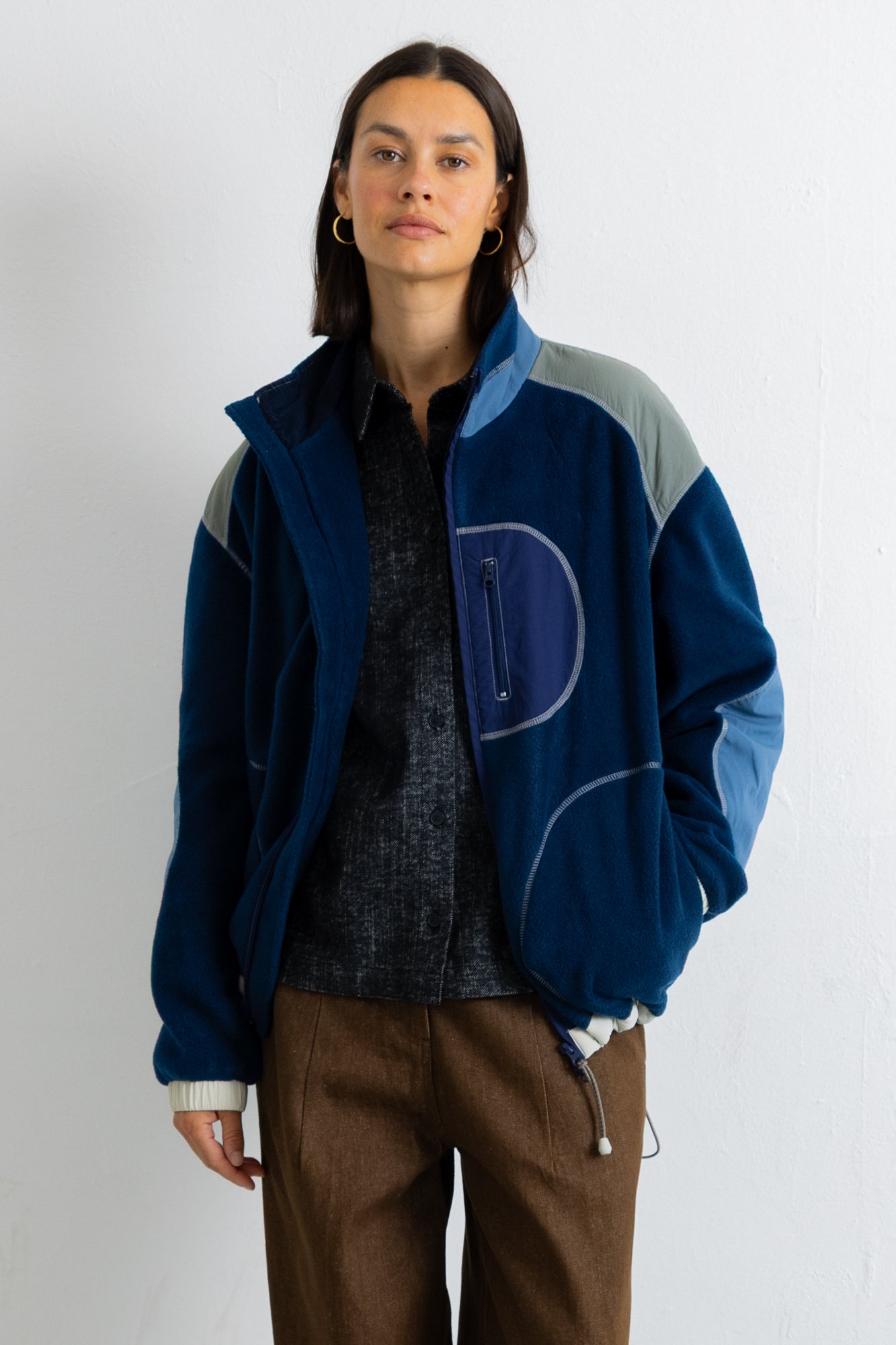 Folk | Folk Curve Fleece - Riche Navy