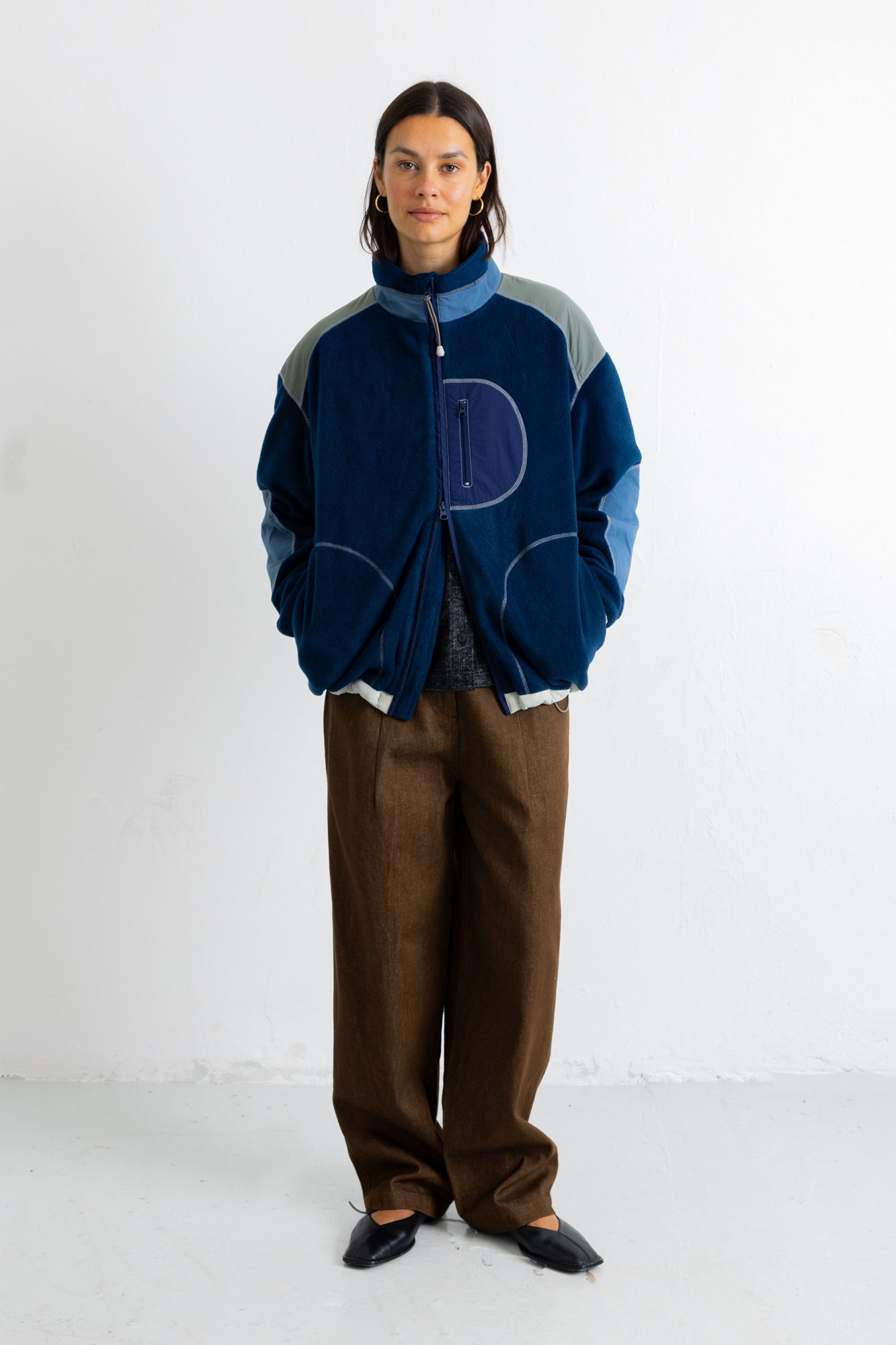 Folk | Folk Curve Fleece - Riche Navy