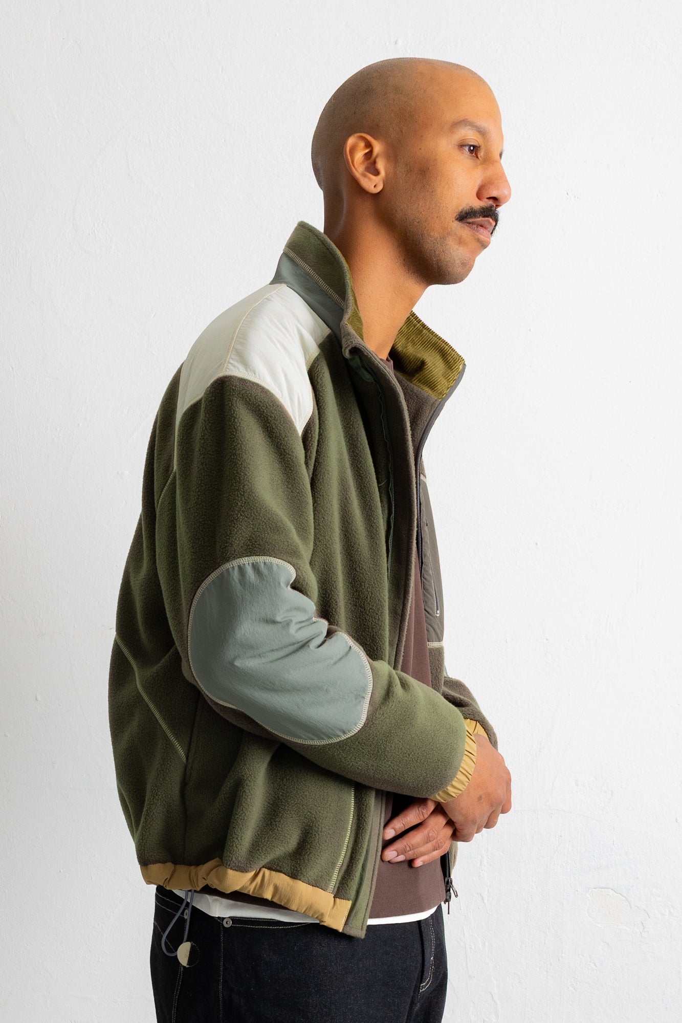 Folk | Folk Curve Fleece - Olive