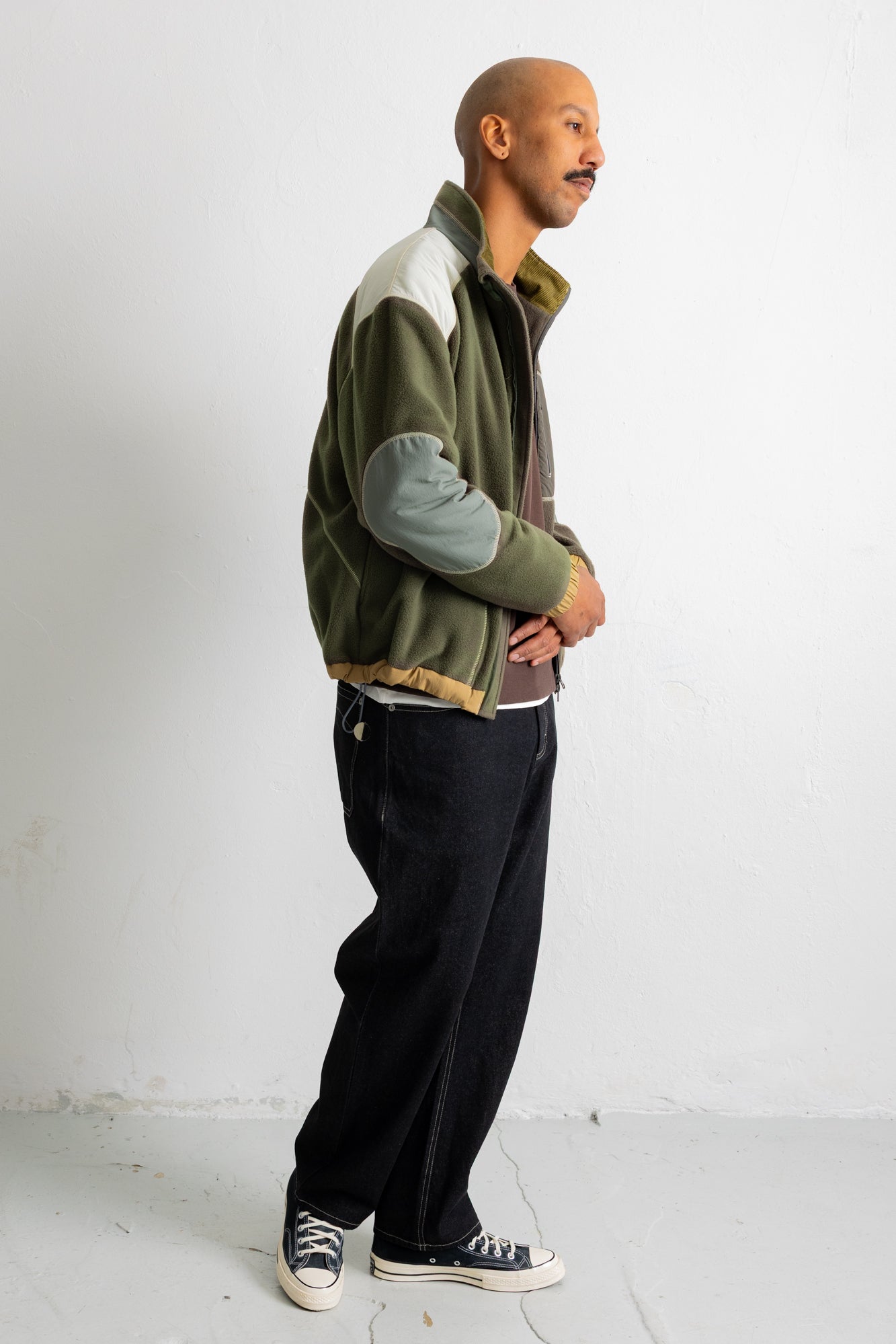 Folk | Folk Curve Fleece - Olive