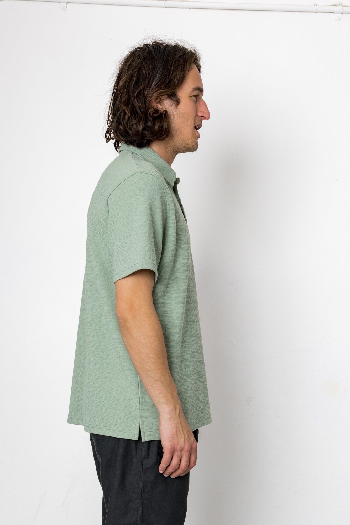 Folk | Folk Delta Polo - Seafoam