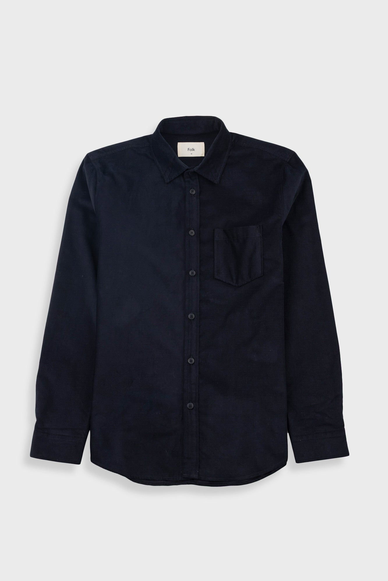Folk | Folk Direction Babycord Shirt - Black