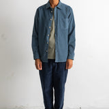 Direction Babycord Shirt - Blue Oxide