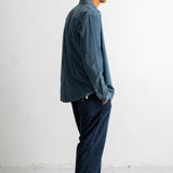 Direction Babycord Shirt - Blue Oxide