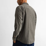 Direction Babycord Shirt - Dark Sage