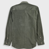 Direction Babycord Shirt - Dark Sage