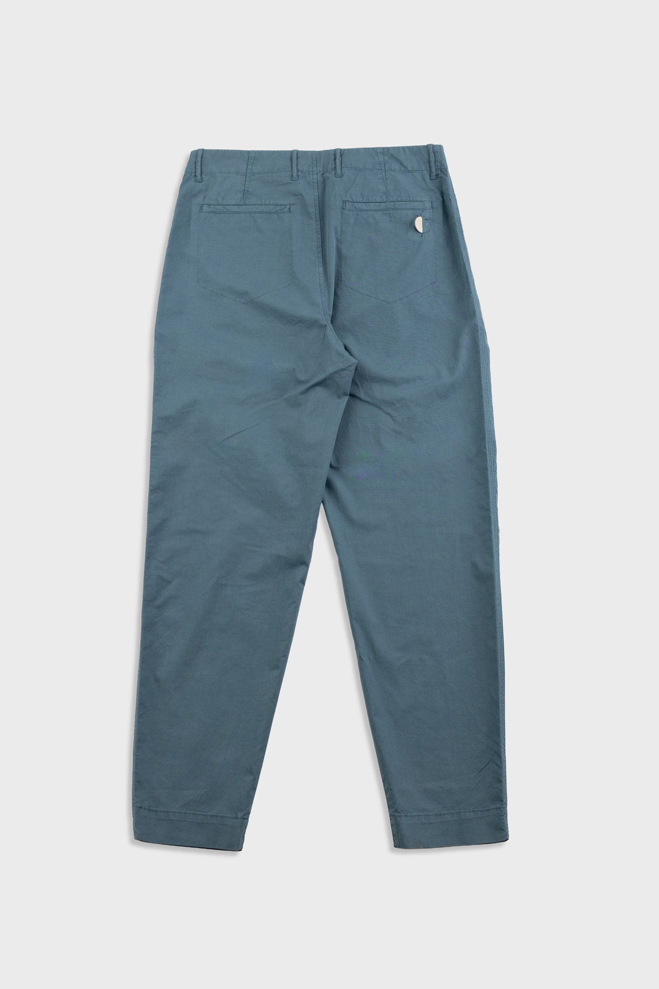 Blue pants on a light gray background