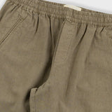 Folk | Folk Drawcord Assembly Pant - Khaki Cotton Linen
