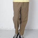 Folk | Folk Drawcord Assembly Pant - Khaki Cotton Linen