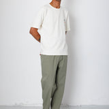 Folk | Folk Drawcord Assembly Pant - Light Sage Mini Stripe