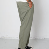 Folk | Folk Drawcord Assembly Pant - Light Sage Mini Stripe