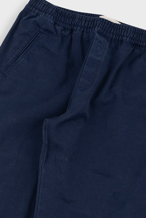 Folk | Folk Drawcord Assembly Pant - Deep Navy Slub