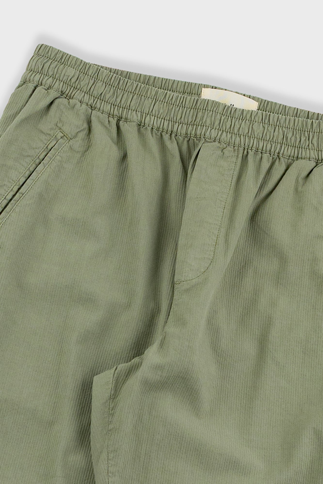 Folk | Folk Drawcord Assembly Pant - Light Sage Mini Stripe