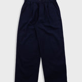 Folk | Folk Drawcord Loose Trousers - Navy Seersucker