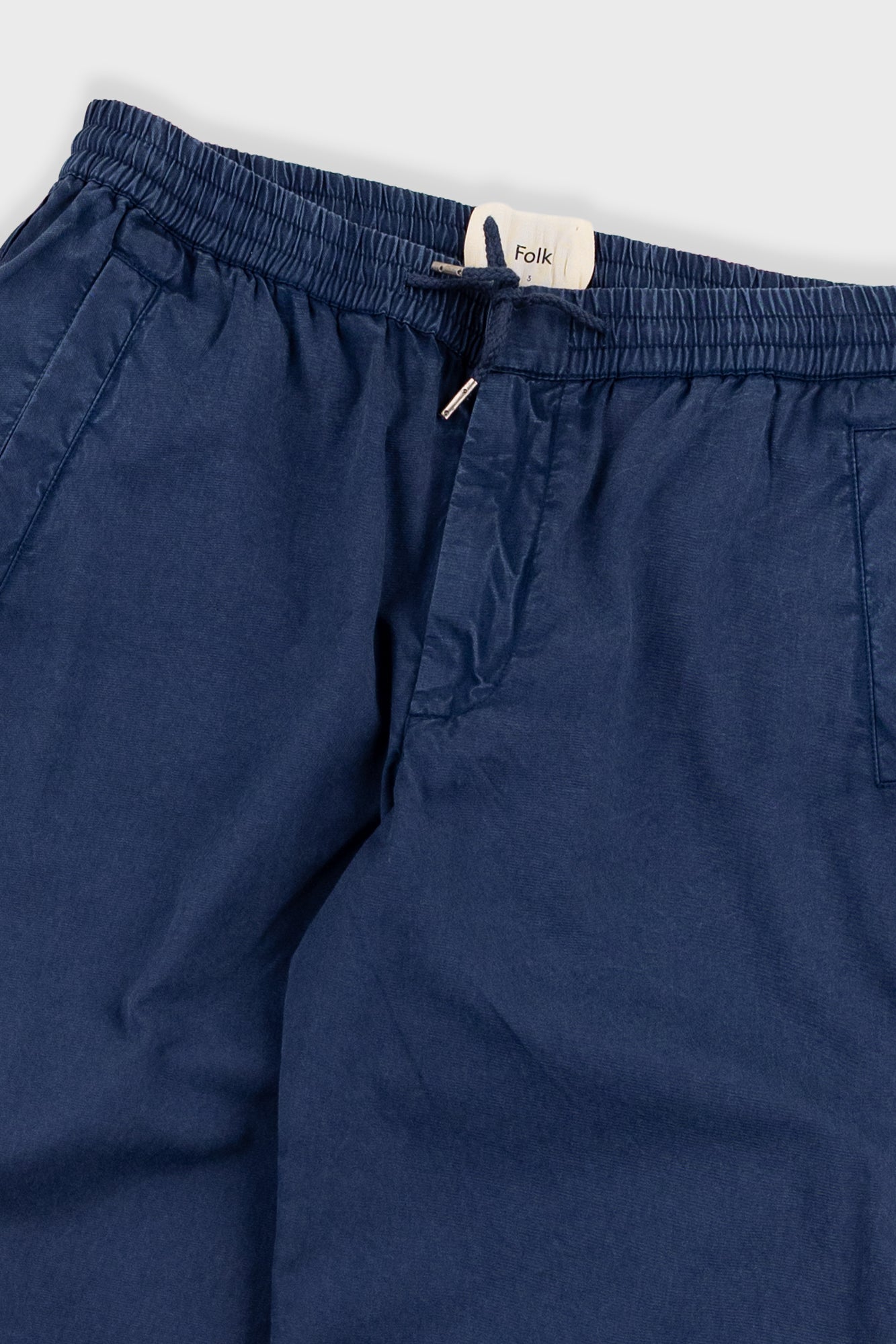 Drawcord Trousers - Dusty Blue