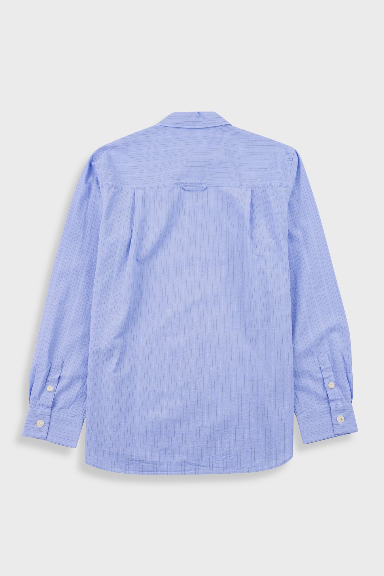 Folk | Folk Easy Fit Shirt - Blue Fine Stripe